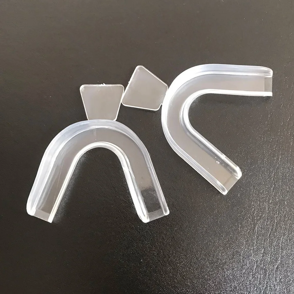

20pcs Transparent Teeth Whitening Trays EVA Impression Tray Sport Thermoforming Teeth Braces