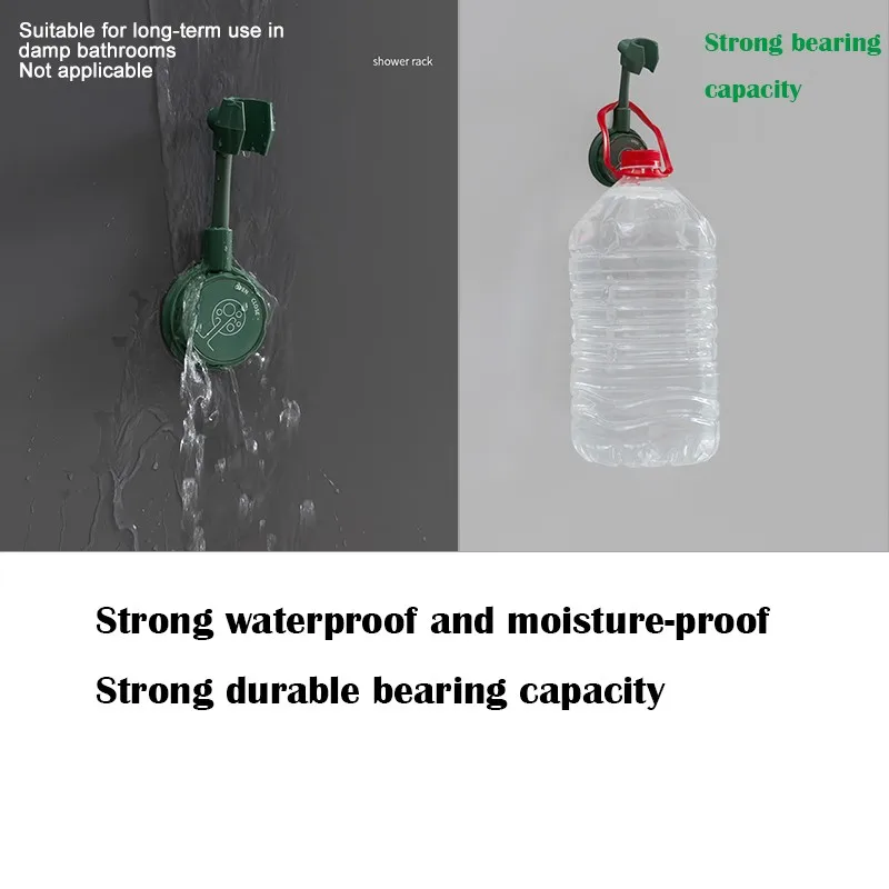 

Punch-Free Universal Adjustable Shower Bracket Bathroom Wall Mount No-Punching Rotatable Shower Head Holders Base Rack