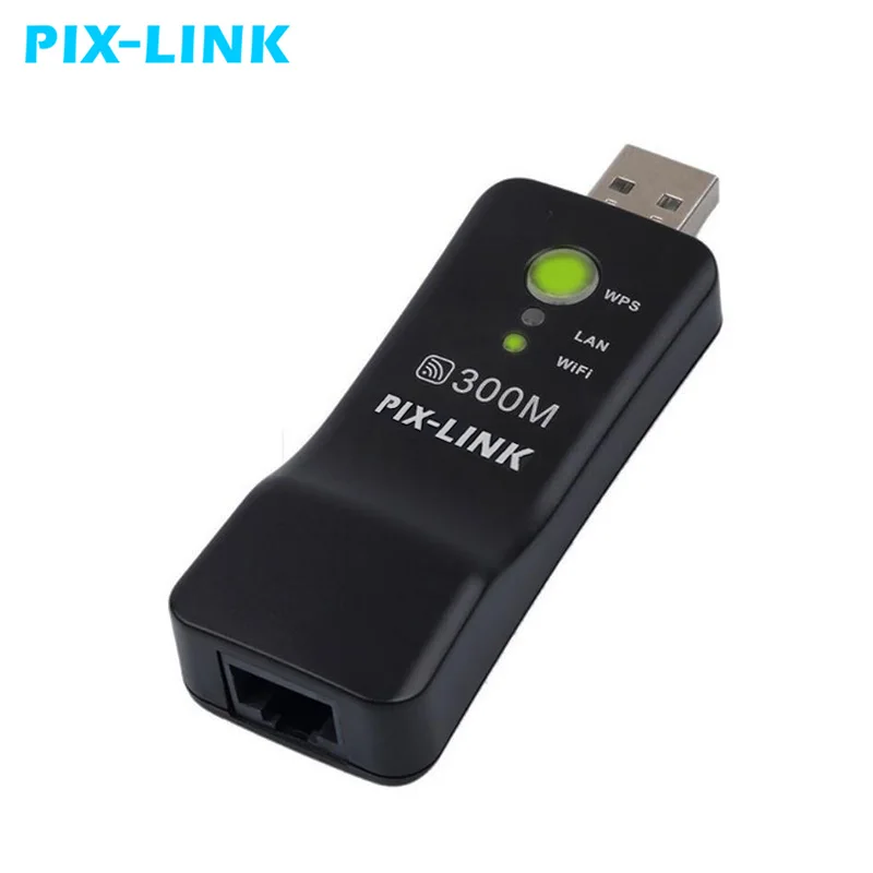 Расширитель диапазона Wi-Fi маршрутизатора PIXLINK 300 Мбит/с, ретранслятор, беспроводной сетевой адаптер, режим WPS AP для Smart TV - изображение
