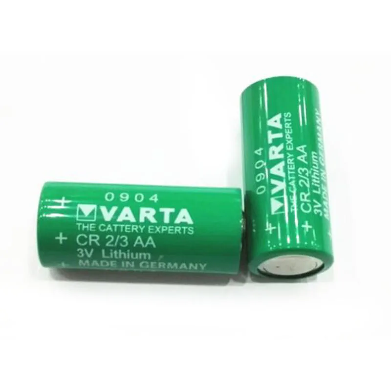 Лот 2 шт бренд vарта CR 2/3AA CR2/3AA 3V 1350mAh 2/3 AA литиевая батарея plc Pack
