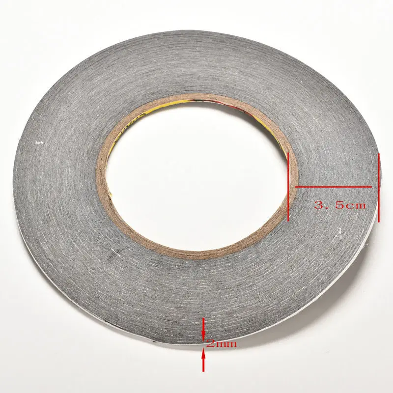 

1* Tight Strong Sticker Double Sided Adhesive Tape Cell Phone Silver Repair Tools School Stationery Office Supplies