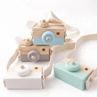 Симпатичные подвесные деревянные игрушки в скандинавском стиле с камерой, детские игрушки, декор для комнаты, предмет мебели для детей, игрушки для девочек и мальчиков, подарок на день рождения
