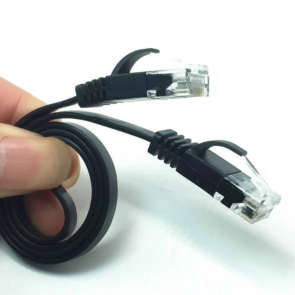 Плоский Ethernet кабель CAT6 RJ45 Lan сетевой коммутационный шнур CAT 6 для компьютера