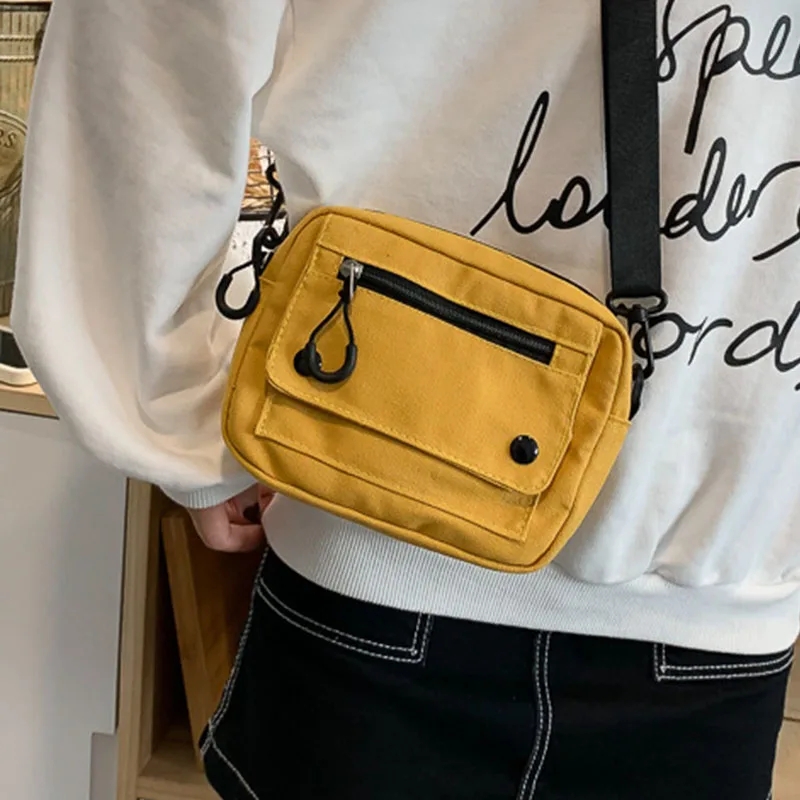 

The new ms candy colors canvas bag shoulder bag version trend fashion leisure bag