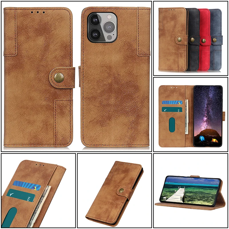 

Luxury Retro Flip Leather Case For Apple iPhone 13 12 11 X XS XR Pro Max 7 8 Plus SE 2020 Card Slot Wallet Shockproof Cover Capa