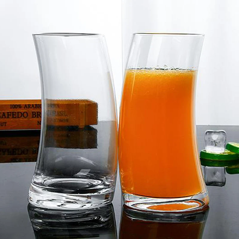 Новая креативная стеклянная чашка в форме полумесяца s бокал для коктейлей вина