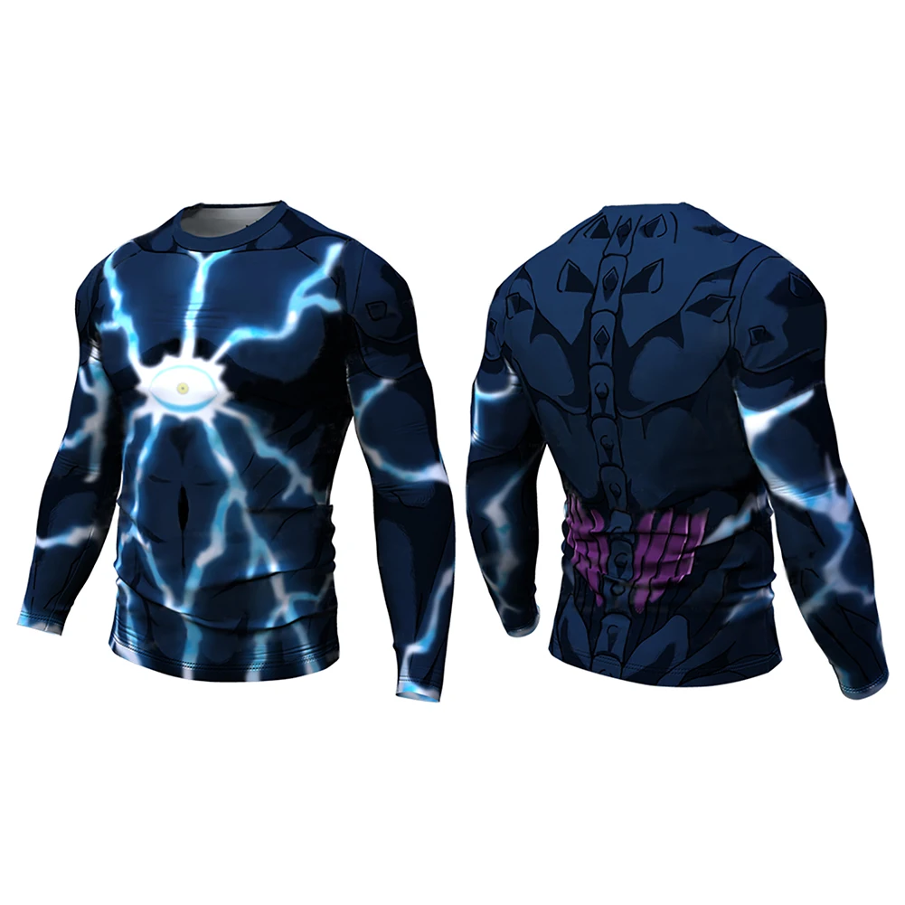 

Compression Shirt Workout Training Fitness Men Cosplay Rashgard Plus Size Bodybuilding T shirt 3D Printed Sports Tops For Male