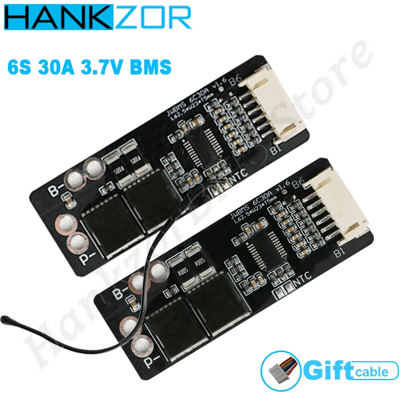 

Оптовая продажа, 6S 7S 30A Bms плата с Ntc Для 3,7 в тройной литиевой батареи, защитная плата для электроинструментов