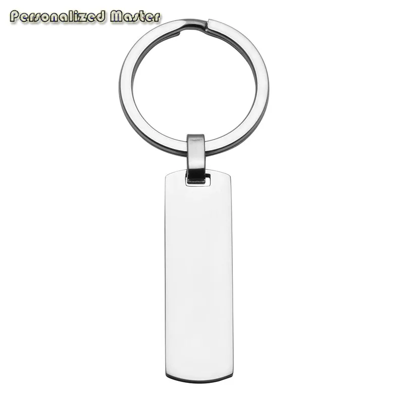 Брелок для ключей из нержавеющей стали с гравировкой | Украшения и аксессуары