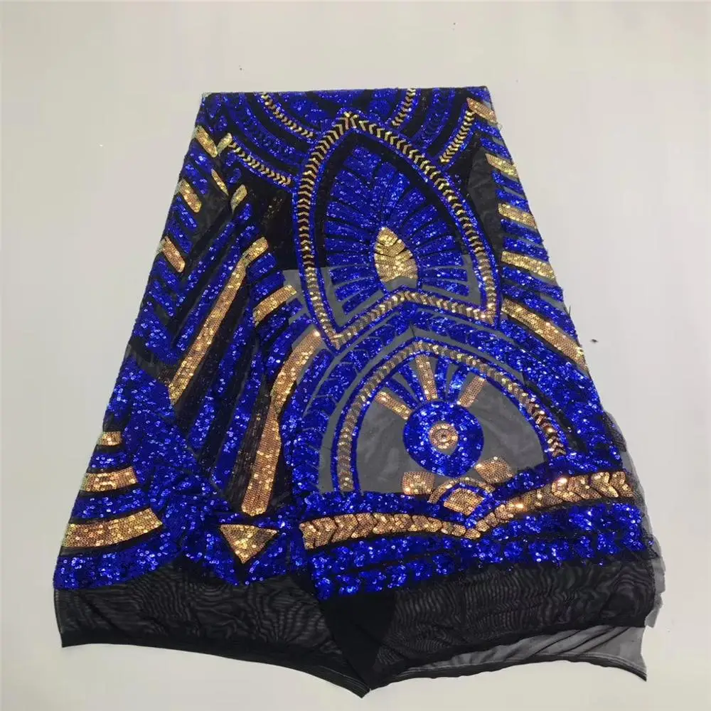 Последняя французская сетчатая кружевная ткань с блестками высокое качество