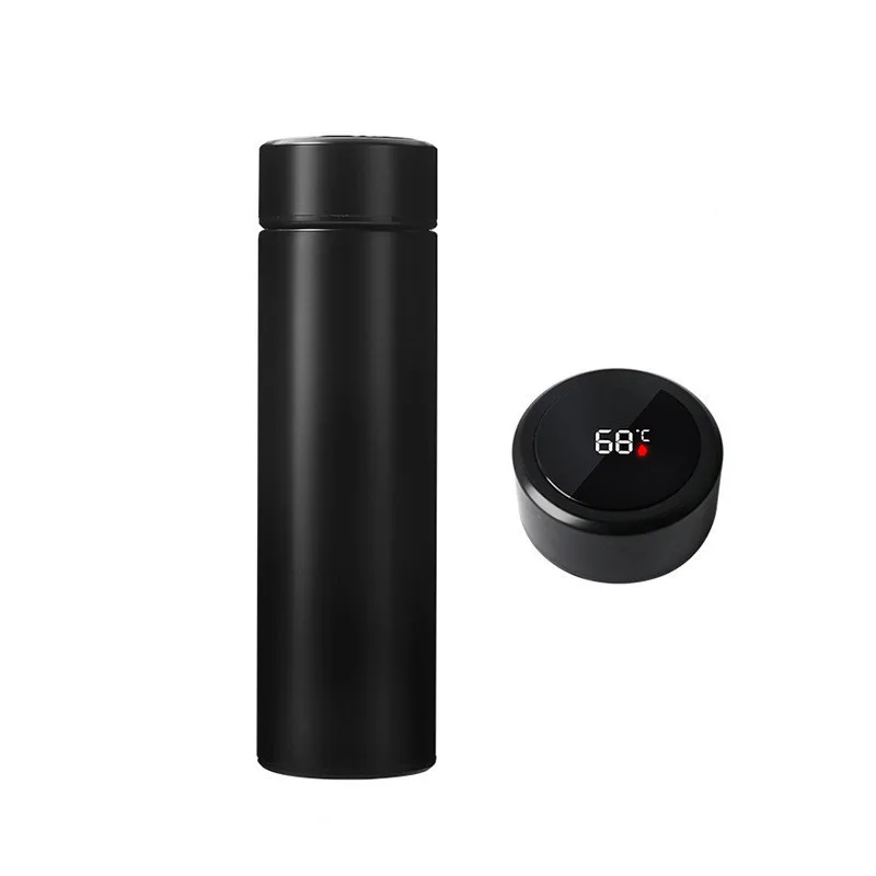 

500ml Smart Insulation Cup Water Bottle Led Digital Temperature Display Stainless Steel Thermal Mugs Intelligent Insulation Cups
