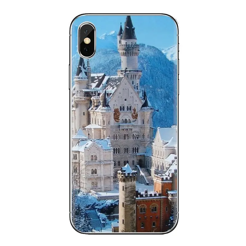 Мягкий чехол для iPhone XS Max XR X 4 4s 5 5S 5C SE 6 6S 7 8 Plus samsung Galaxy J1 J3 J5 J7 A3 A5 церковный зимний