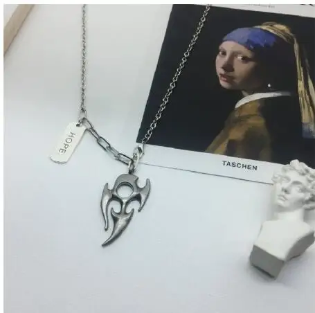 Женское Ожерелье в стиле Харадзюку многослойное ожерелье панк/готика украшение