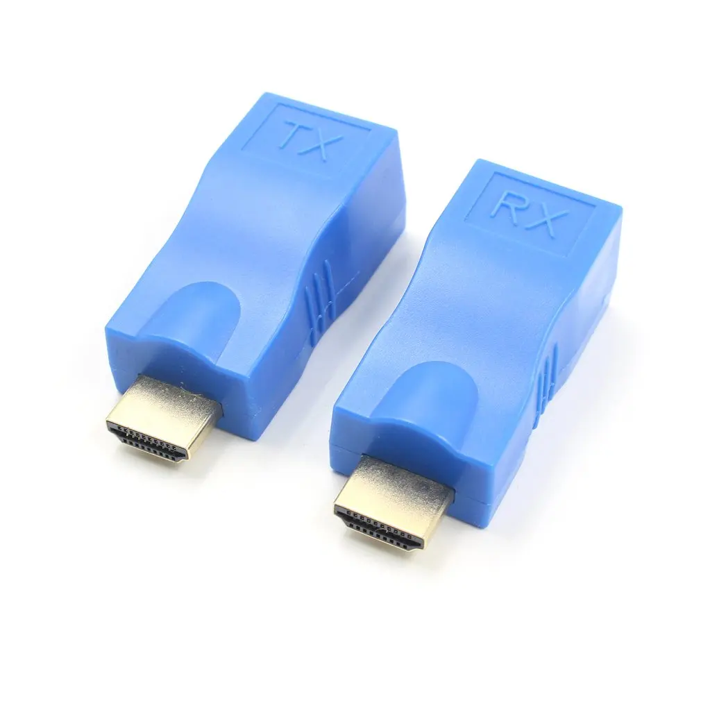 

HDMI-совместимый удлинитель передатчик TX/RX адаптер HDMI-совместимый Сетевой удлинитель RJ45 CAT5E CAT6 Ethernet LAN без HDCP