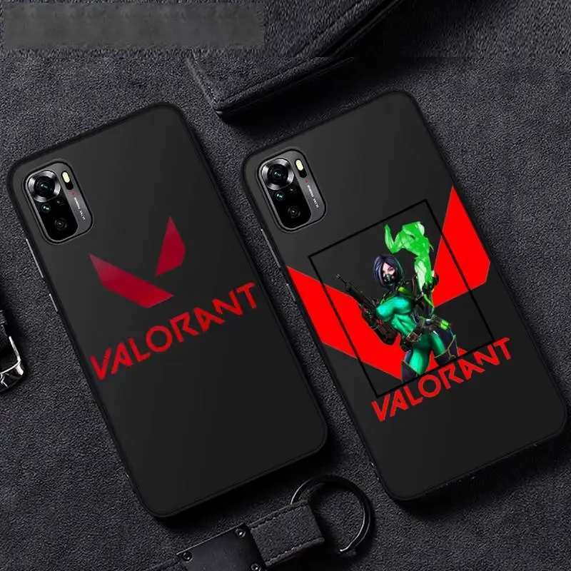 

Valorant Phone Case For Xiaomi Mi Redmi Note 7 8 9 pro 8T 9T 9S 9A 10 Lite pro