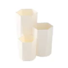 Новый контейнер для хранения косметических кистей с 3 отделениями, настольный органайзер, держатель для лака для макияжа, инструменты для макияжа