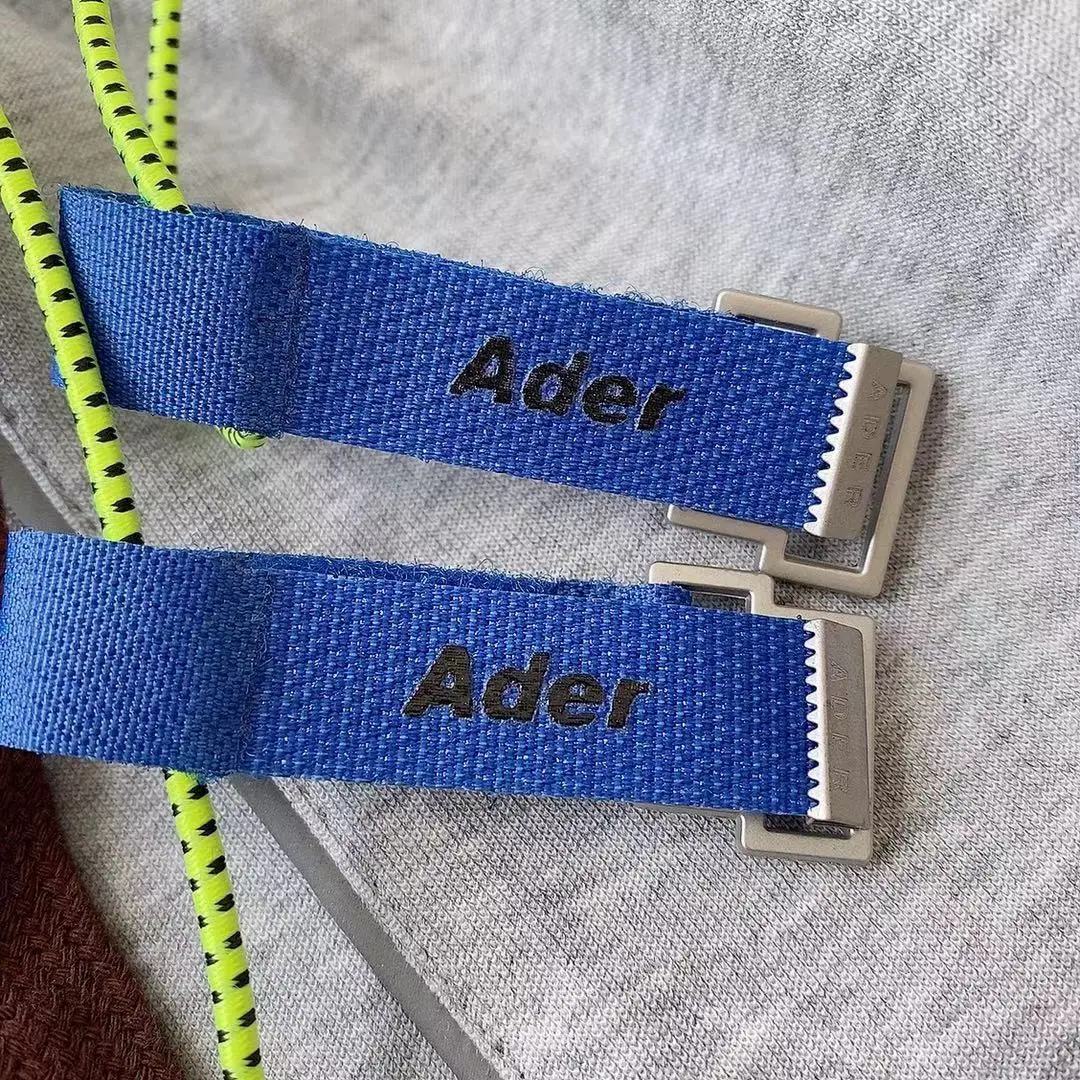 

Elastic Waist ADER Sweatpants Trousers Men Women Reflective Quality Reflective Side Stripe Adererror ADER Sweatpants Trouser