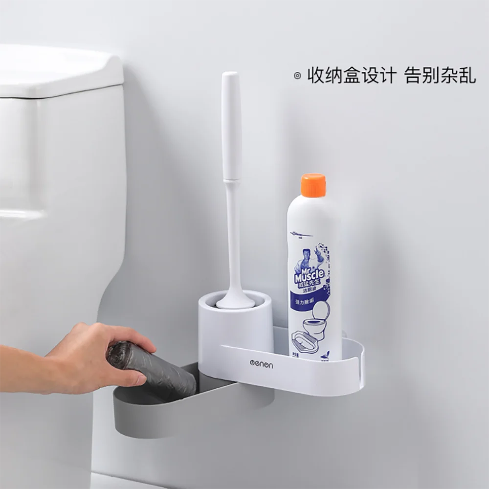 Силиконовый держатель для туалетной щетки настенная щетка уборки туалета
