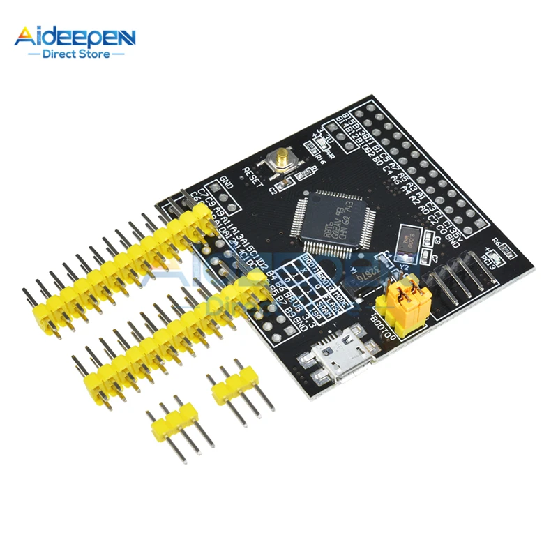 Мини STM32F103RBT6 ARM STM32 Системы модуль макетной платы Cortex-m3 IIC EEPROM РТК с украшением в