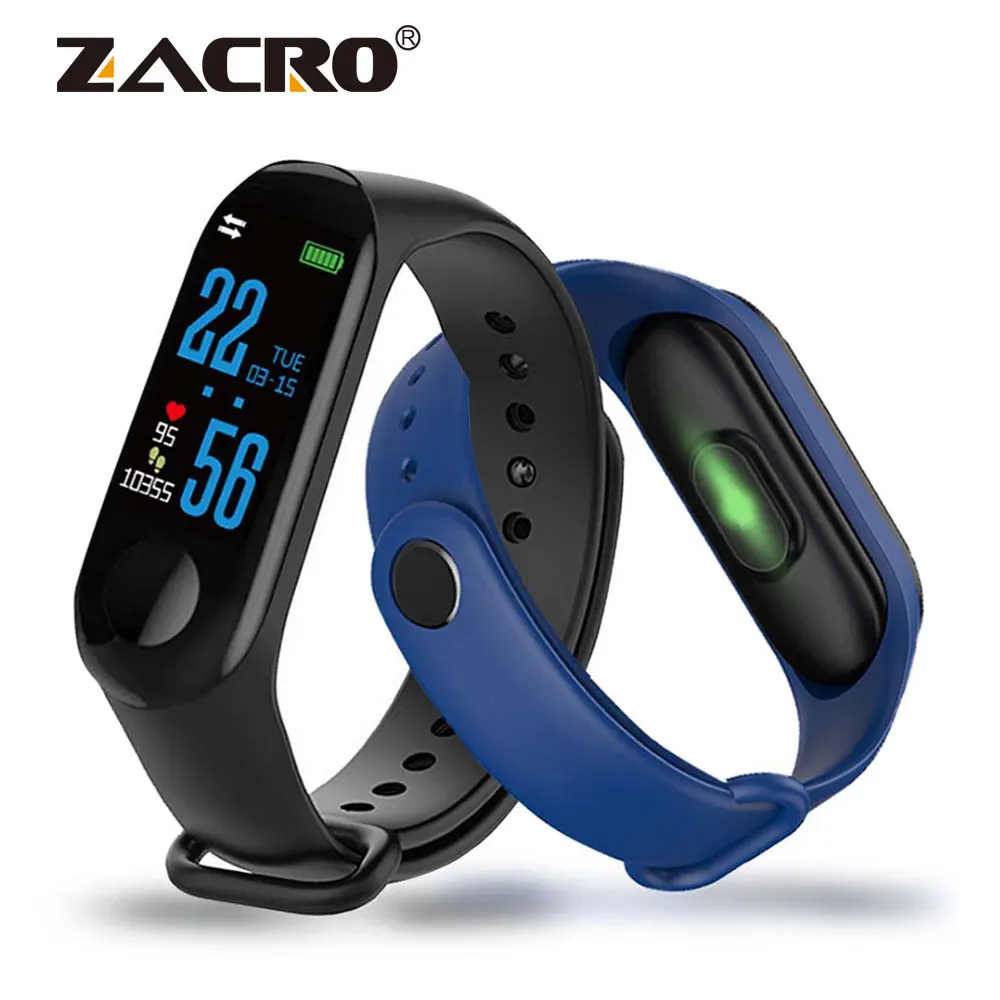 Спортивный Браслет M3 с шагомером для бега трекер Step M3Plus пульсометр счетчик