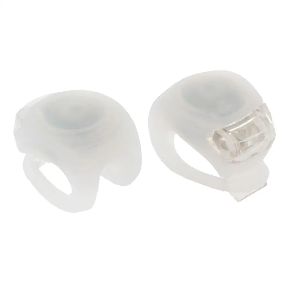 Велосипедный светильник передний и задний силиконовый светодиодный для