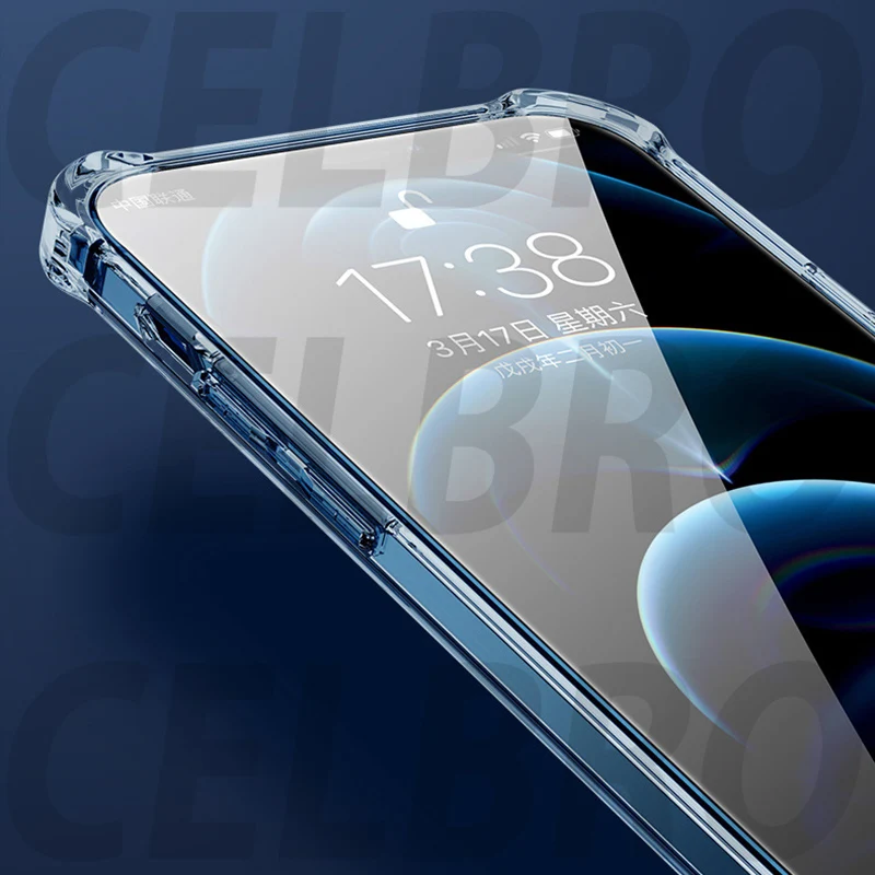 Прозрачный чехол из ТПУ для Apple iPhone 12 Pro Max беспроводное зарядное устройство