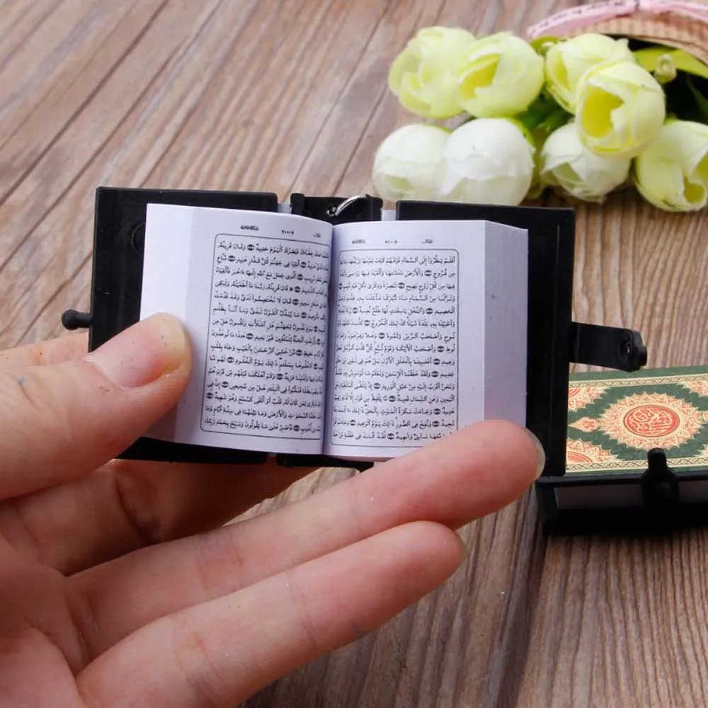 Брелок для ключей Mini Ark Quran из натуральной бумаги мусульманские украшения 1 шт. |