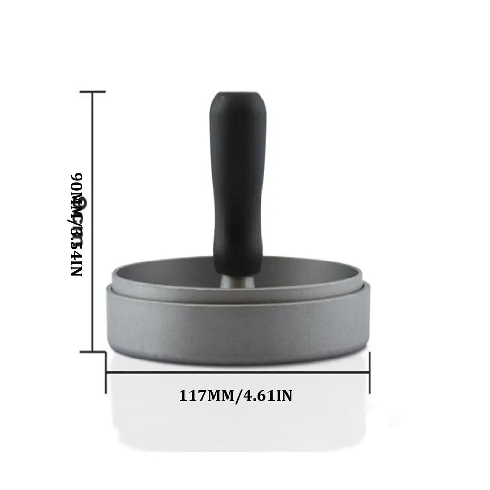 Multi-Function Practical Gourmet Tool Wooden Handle Burger Press Meat Cake Pressure Hamburger Mold | Дом и сад