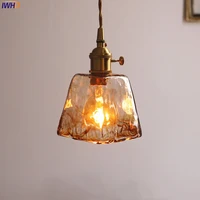 nordic modern pendant lamp with switch champagne glass led hanglamp ceiling art decoration bar cafe dining home living room