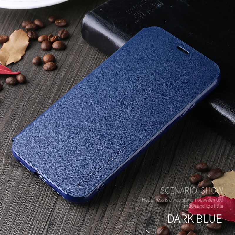 X-Level Книга Флип кожаный чехол для iPhone 11 Pro Max ультра тонкий