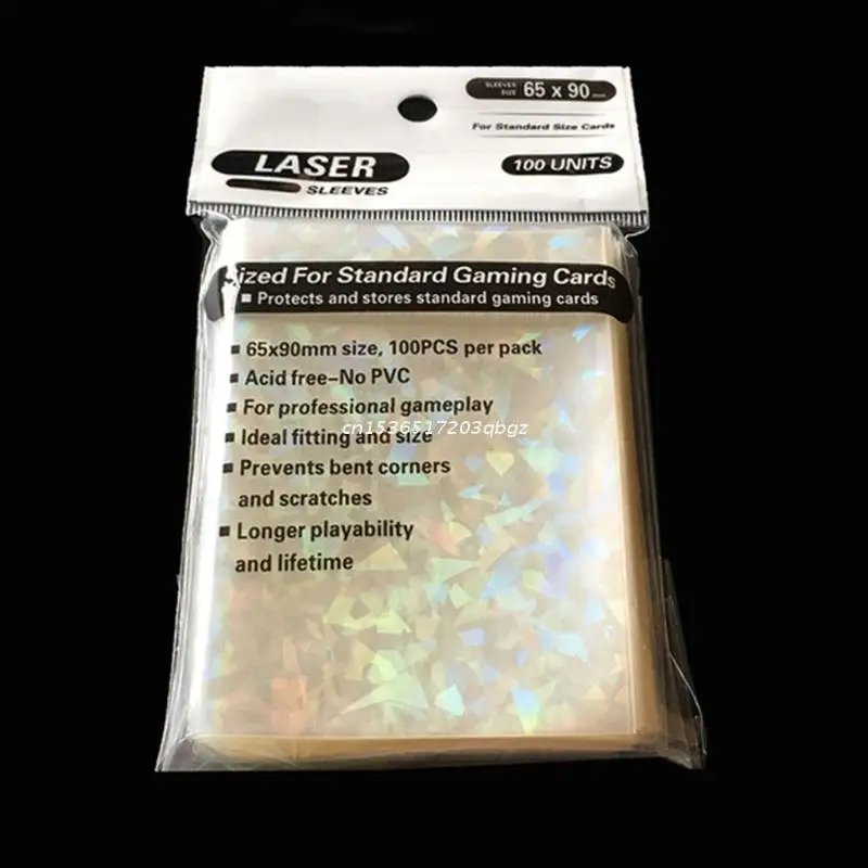 Broken Gemstone Glass Holographic Flashing Card Film Sleeve Case Dropship | Спорт и развлечения