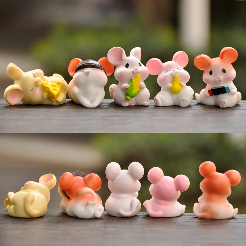 Миниатюры BAIUFOR Мультяшные Набор Аниме 2 кукла Настольная мини-кукла сказочный