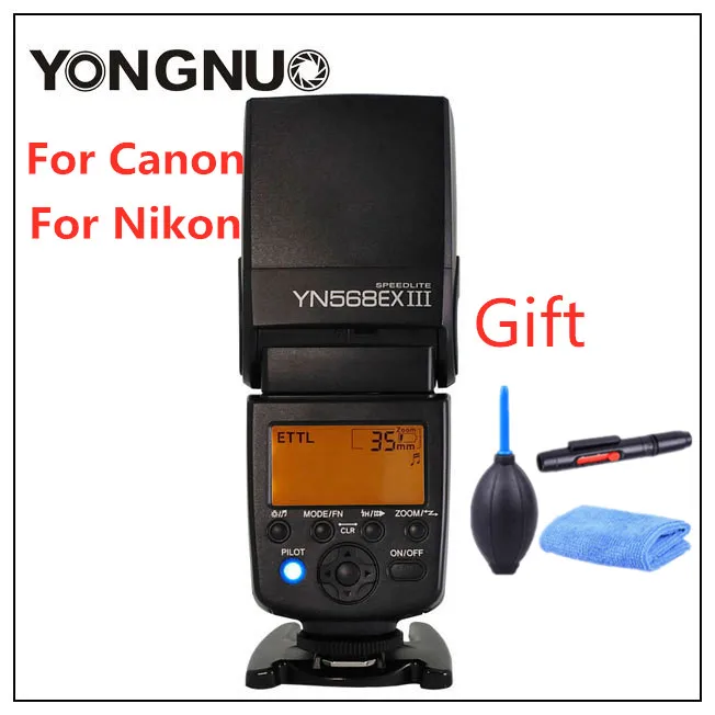 Светодиодная лампа для видеосъемки YONGNUO YN568EX III YN 568EX TTL Беспроводной HSS Вспышка