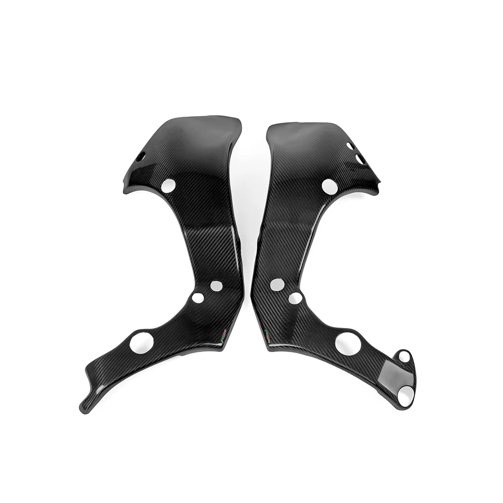 Для KAWASAKI ZX10R ZX 10R 2011-2015 реальное углеродное волокно Рама мотоцикла тепловой щит