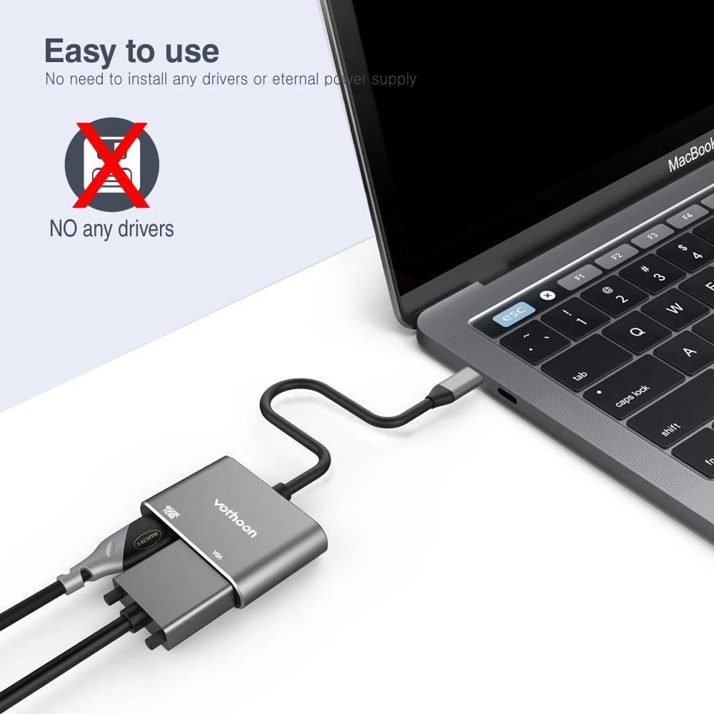 Вотон usb type C концентратор к USB 3,0 HDMI USB концентратор для MacBook Pro Air huawei P30 Samsungs S10 S9 3 порта VGA type C концентратор