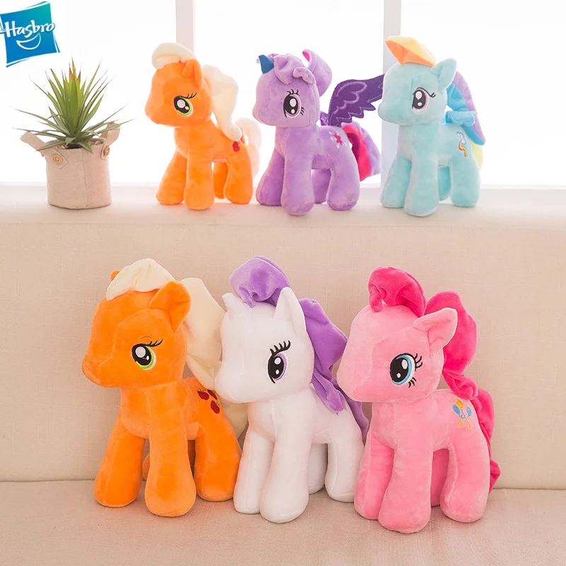 

20 см Hasbro My Little Pony Плюшевые игрушки Мультяшные аниме детские игрушки пони куклы детские подарки аниме плюшевые игрушки для девочек