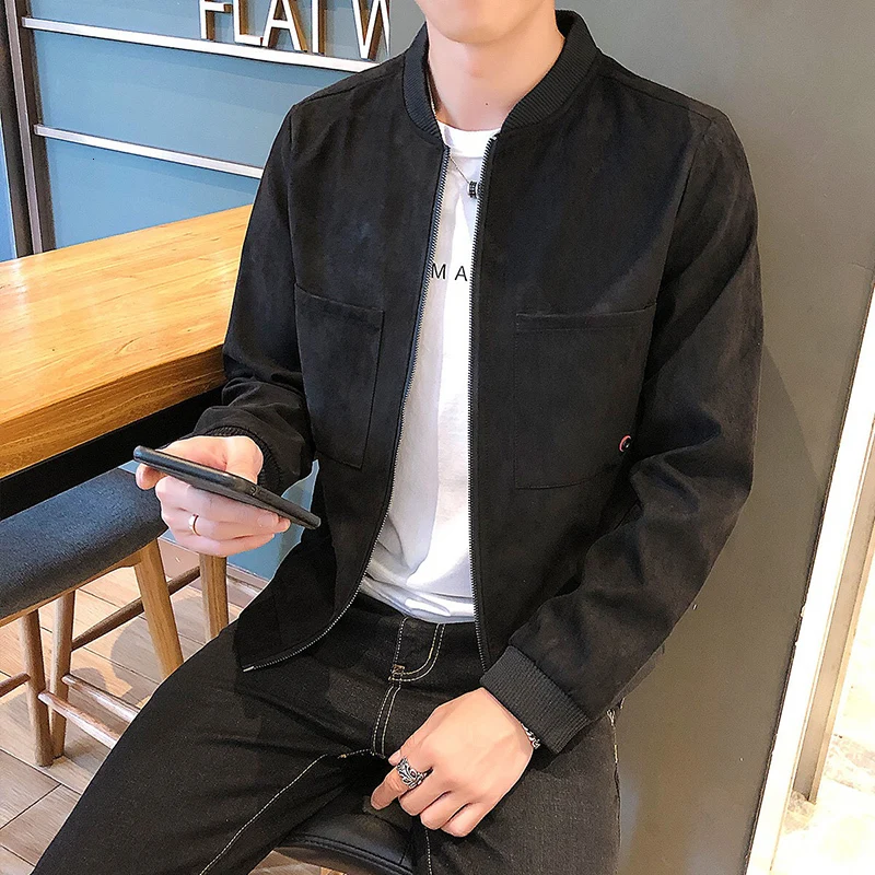 Новинка Весна 2020 мужская куртка-бомбер на молнии повседневная Уличная одежда