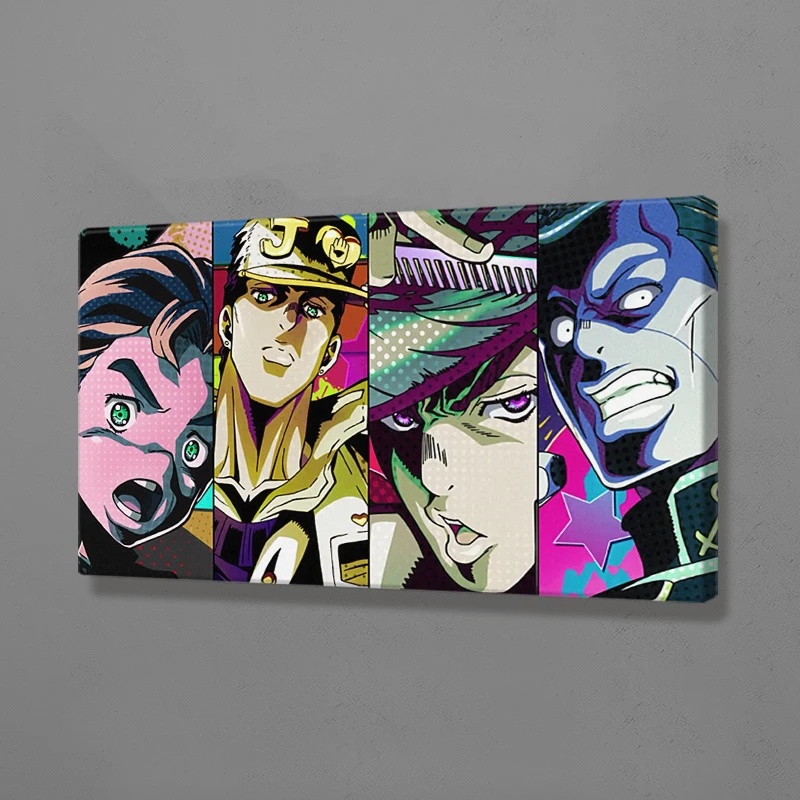 

Prints Painting Unbreakable JoJo S Bizarre Modular Pictures Canvas Wall Art Home Decor Anime Modern Bedside Background Poster