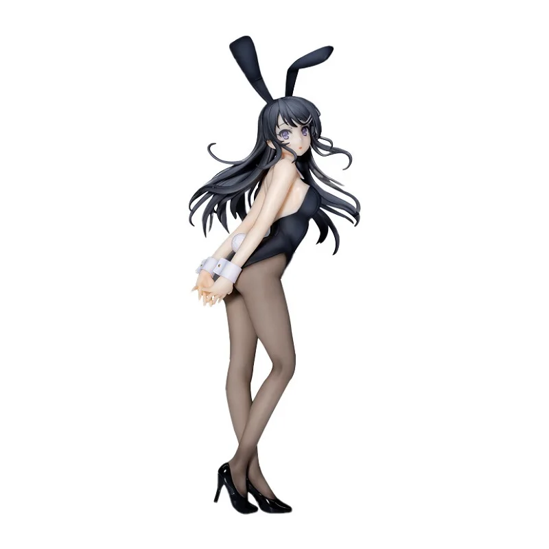 

25cm Anime Rascal Does Not Dream of Bunny Girl Senpai Sexy Figure Toy Senpai Sakurajima Mai Sexy Anime Action Figure Toys