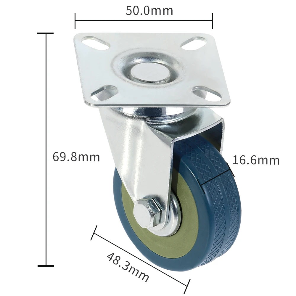4 предмета в комплекте для тяжелых условий эксплуатации 50x17 мм Резиновые