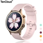 Ремешок для часов Ticwatch C2 Plus, сменный силиконовый браслет из розового золота для Ticwatch C2, 18 мм