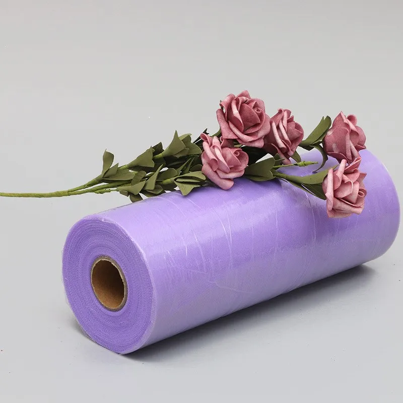 1" 100y Тюль" рюмочка "ткань Diy ремесло детский душ юбка-пачка скатерть лента из органзы Свадебная вечеринка праздничные украшения принадлежности