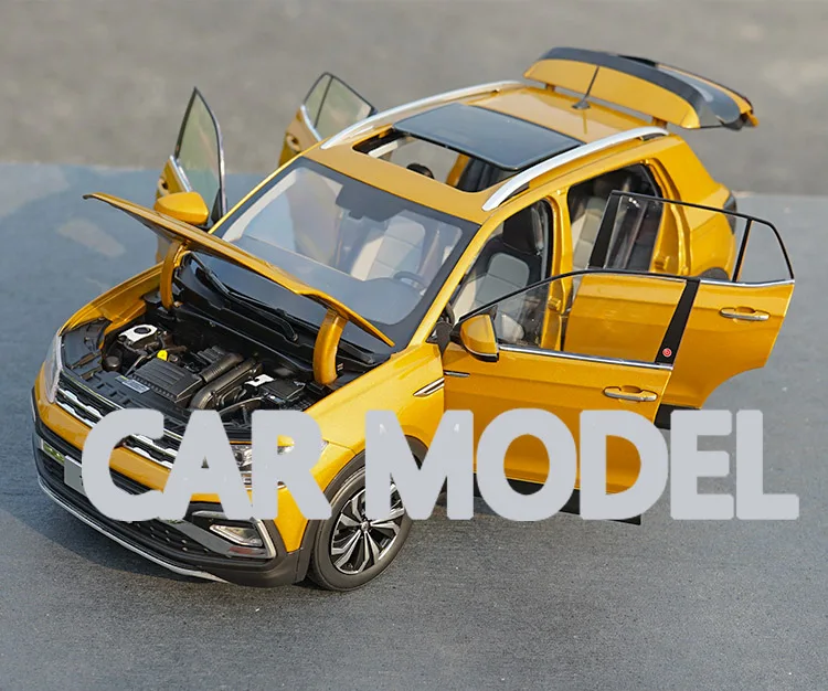 1:18 сплав игрушечных автомобилей T-CROSS tcross модель автомобиля SUV детских игрушечных автомобилей авторизованный игрушки для детей