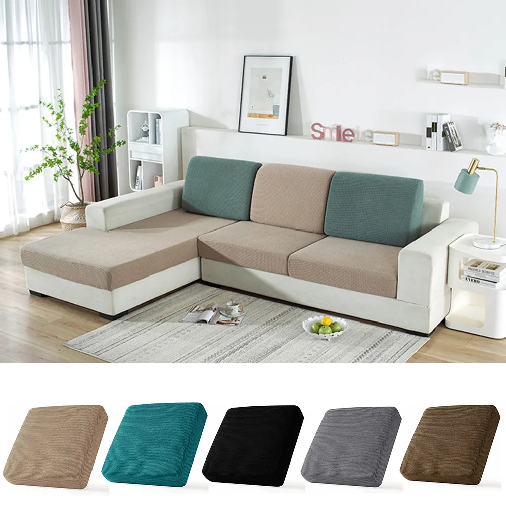 

Sofa Seat Elastic Cushion Cover Sofa For Armchair Living Room Thick Corner Sofa Seats Funiture Protector Slipcover Couch Cover