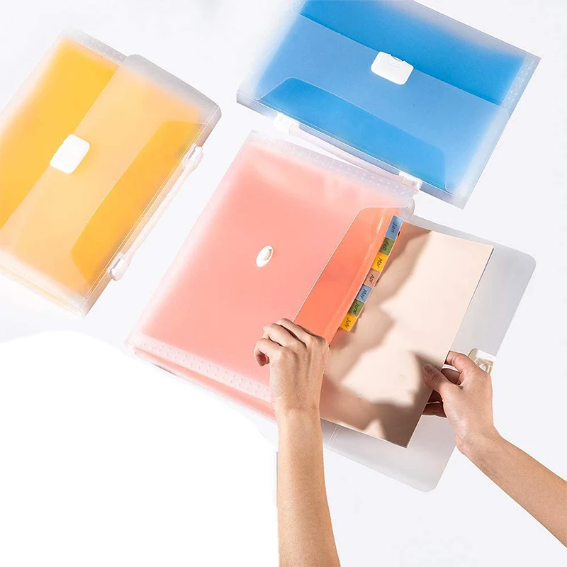 

Expanding Accordion File Folders,A4 File Bag,13 Pockets Hanging Document Organizer for Office and School Supplies
