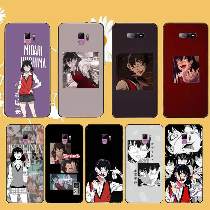 

Kakegurui Midari Ikishima Phone Case For Samsung galaxy A S note 10 7 8 9 20 30 31 40 50 51 70 71 21 s ultra plus