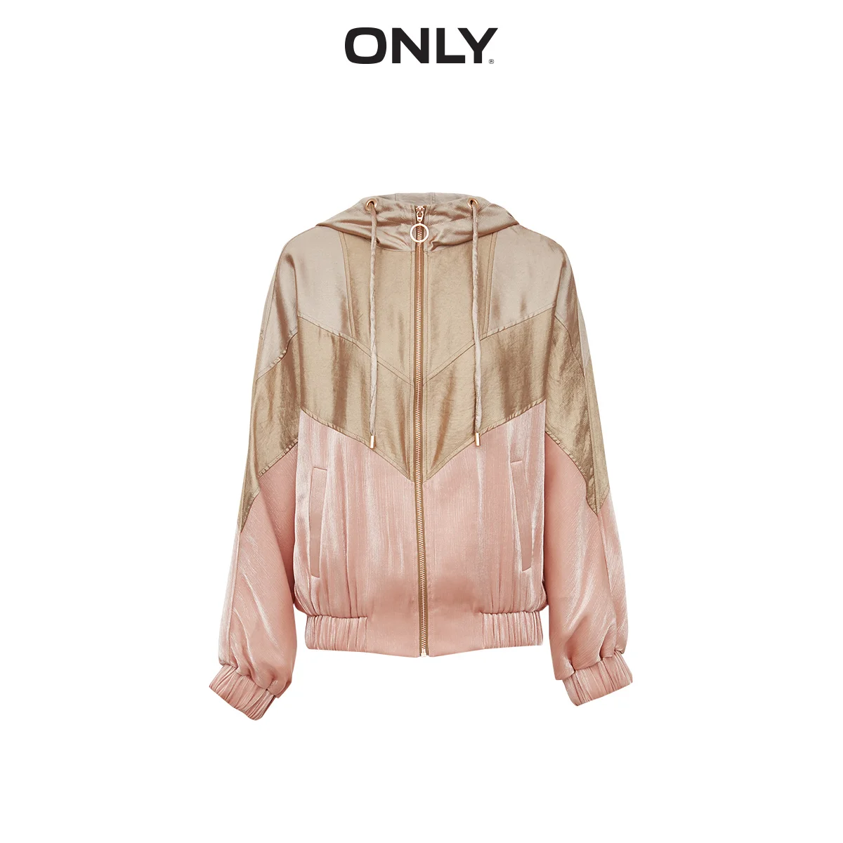 Только свободная контрастная яркая бейсбольная куртка из пряжи | 119336549 Женская