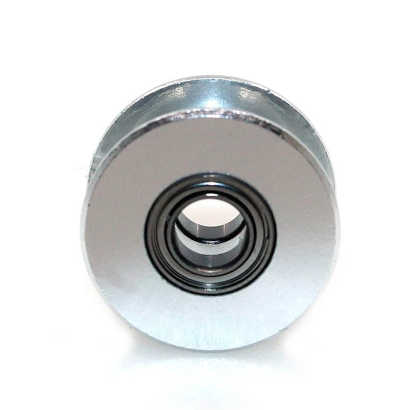 

GT2 5mm Bore Aluminum Toothless Timing Belt Idler Pulley for 3D Printer 6mm Width Timing Belt (Pack of 5pcs)