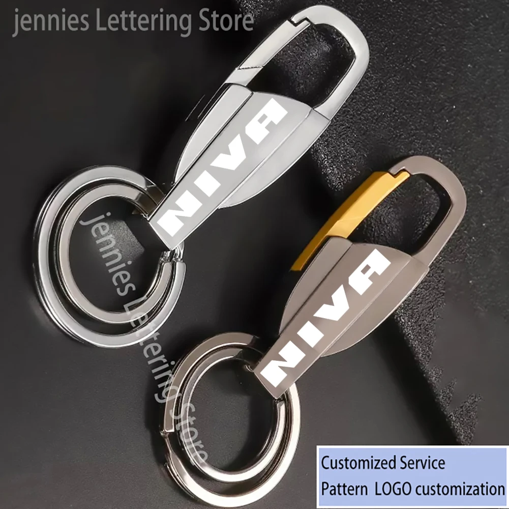 

For lada niva new Car metal Keychain Alloy Keyring Key Chain for Car trinket Car accessories For lada niva accessories