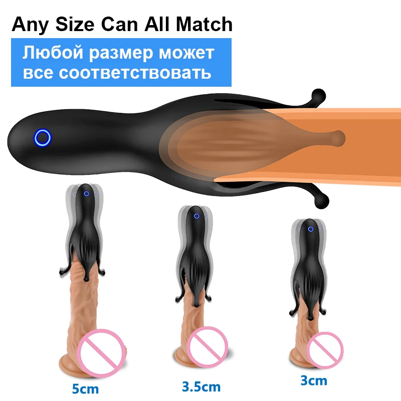 Тренажер для головки члена мужской мастурбатор секс игрушки мужчин Вибраторы